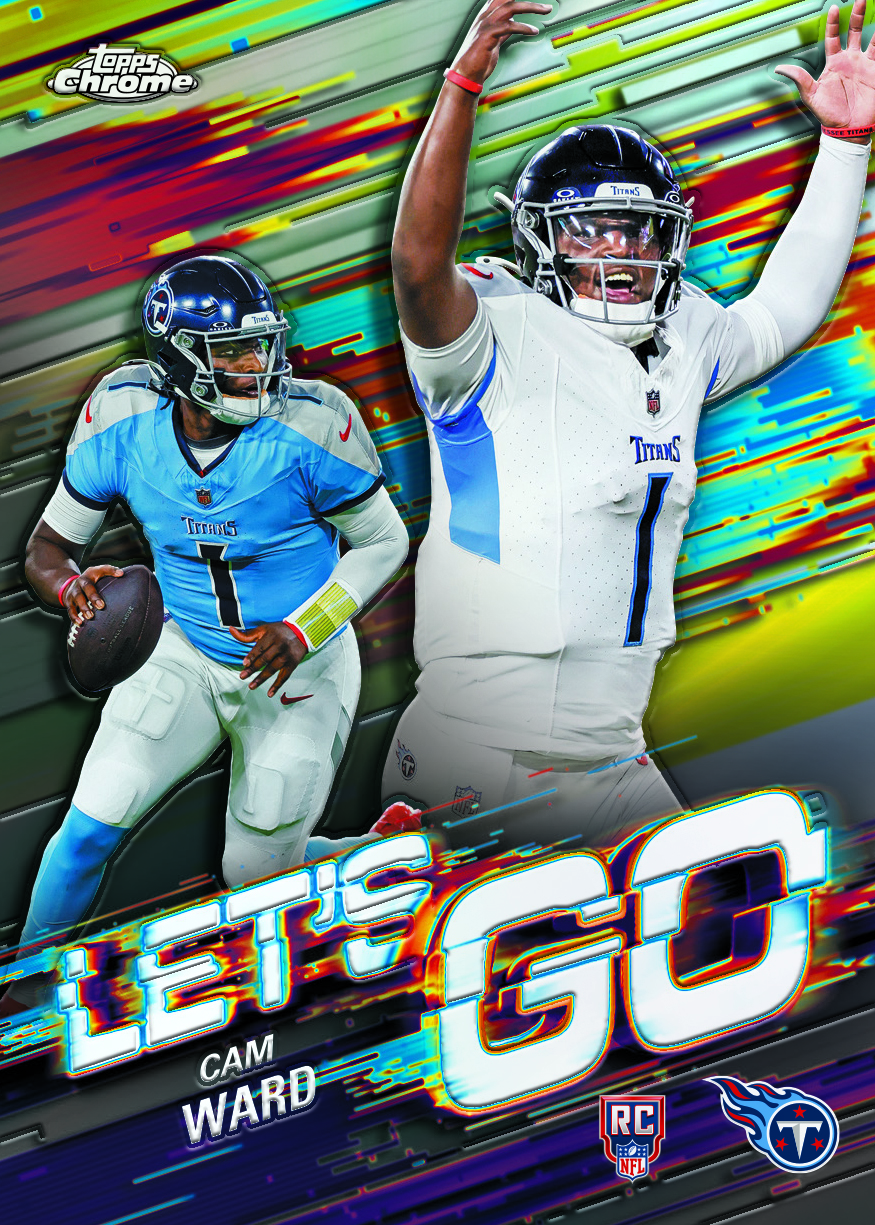 2025 Topps Chrome Football Blaster Box