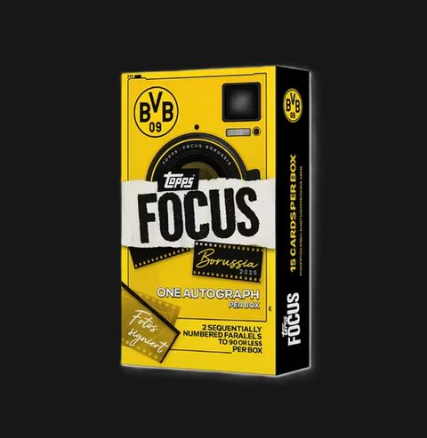 #BVB5 Full Case (12 Box) 2025/26 Topps BVB Focus Soccer Cards PYP