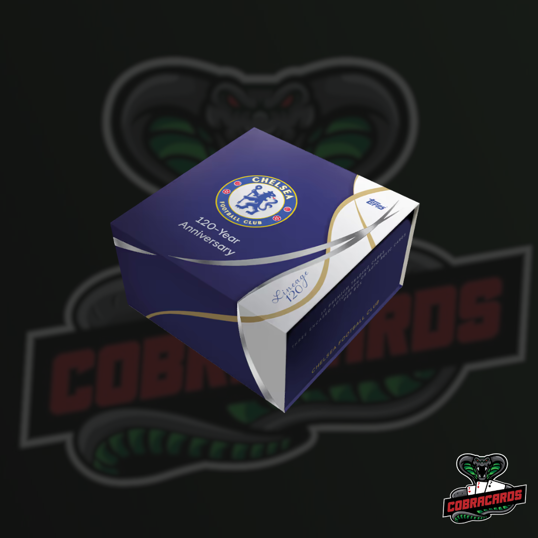 2024-25 TOPPS Lineage Chelsea FC 120 Years Anniversary Edition Soccer Cards Box