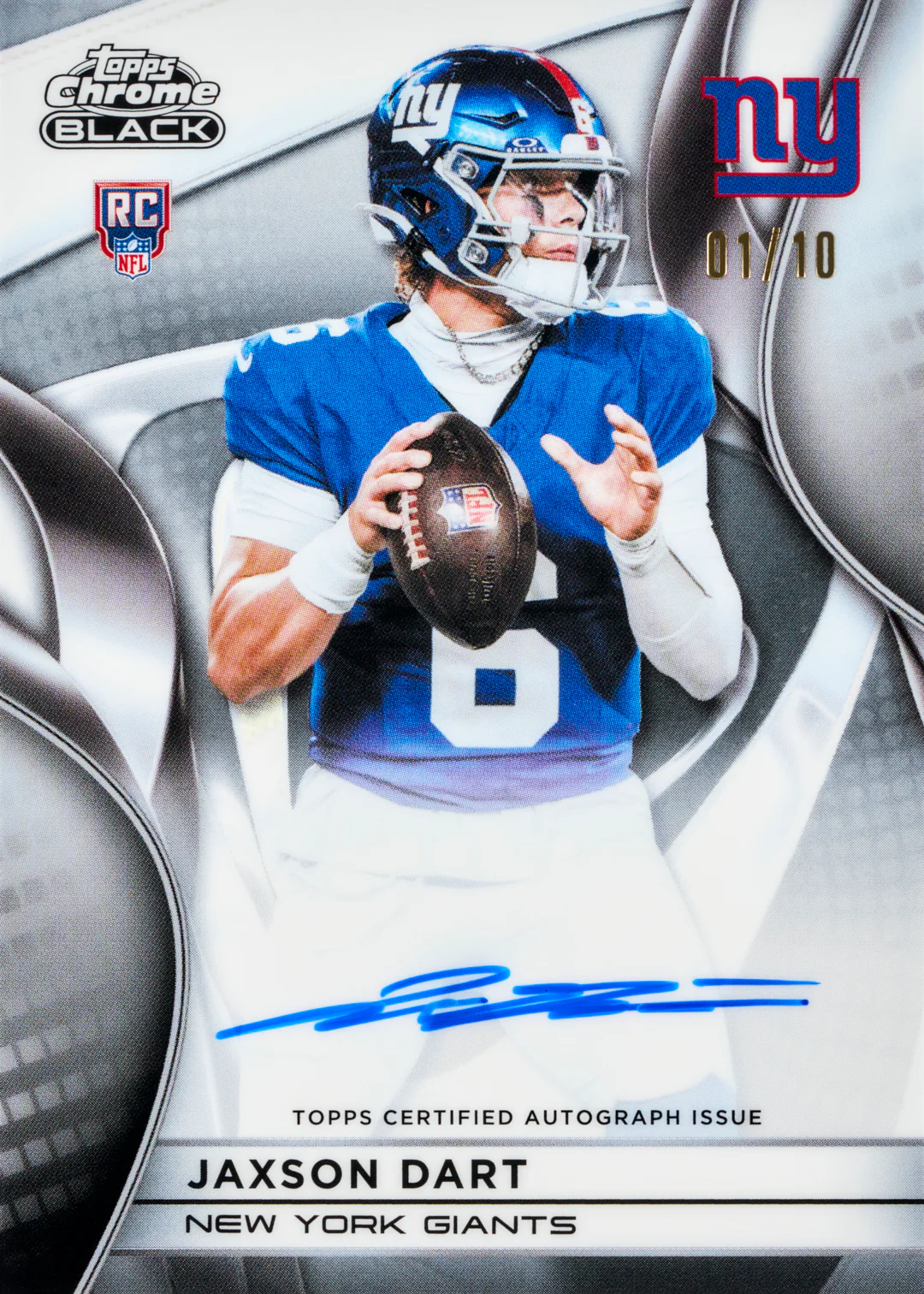 2025 Topps Chrome Black Football - Hobby Box