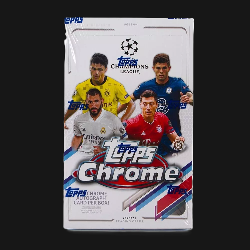 Topps Chrome UEFA Club Competitions 20/21 Hobby Box