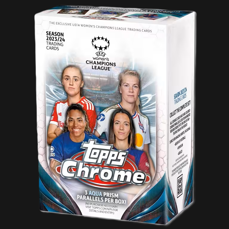 SEALED TOPPS 2023-24 Chrome UEFA Women’s Champions League Soccer Cards Blaster Box
