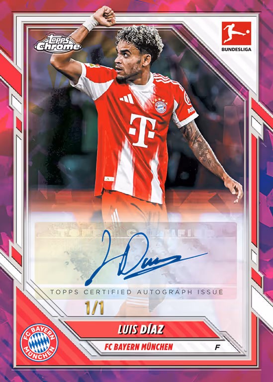 #BUSA2 Full Case (10 Box) 2025-26 TOPPS Chrome Sapphire Edition Bundesliga Soccer Cards Hobby Box PYT/PYP
