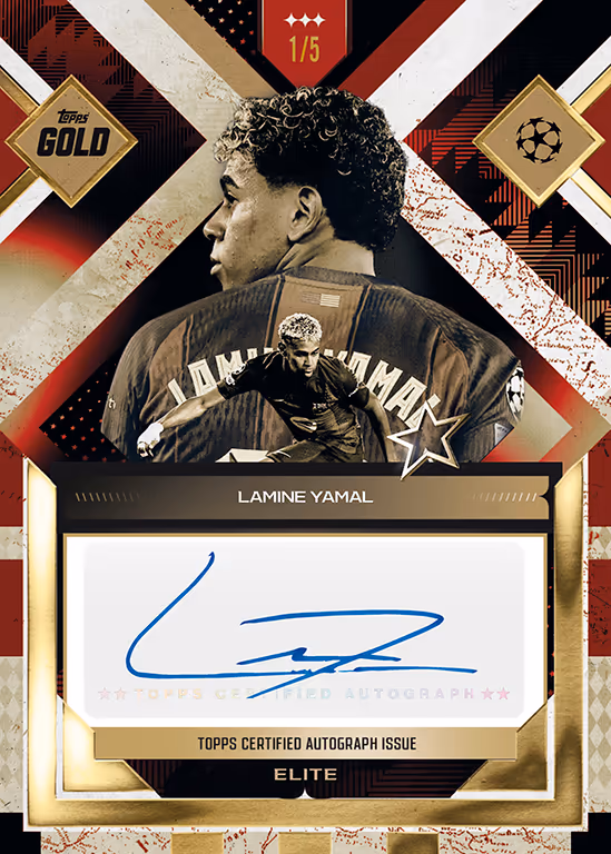 2025-26 TOPPS Gold UCC Soccer Cards Box