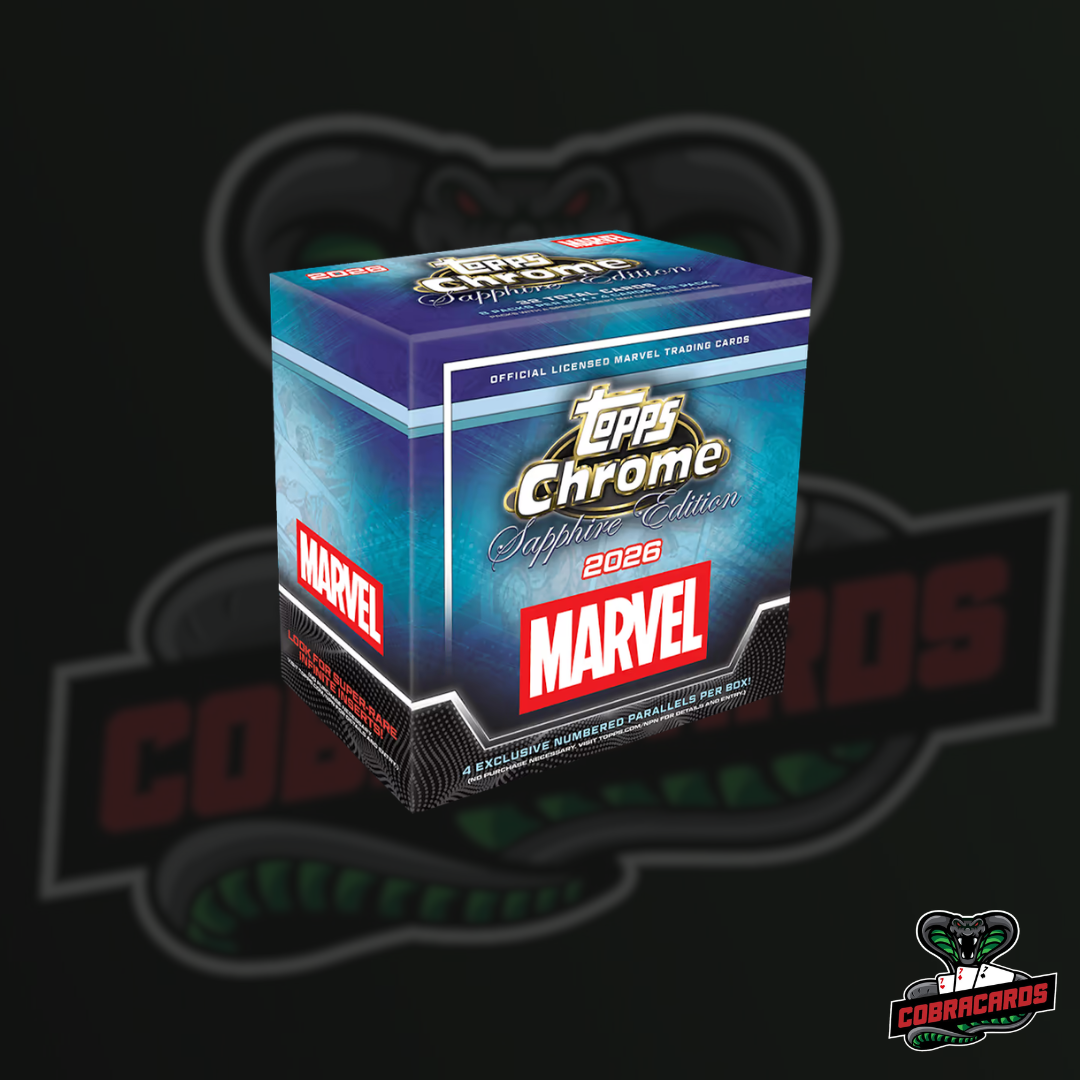 Topps Chrome Marvel Sapphire Edition2026 2026 TOPPS Chrome 
