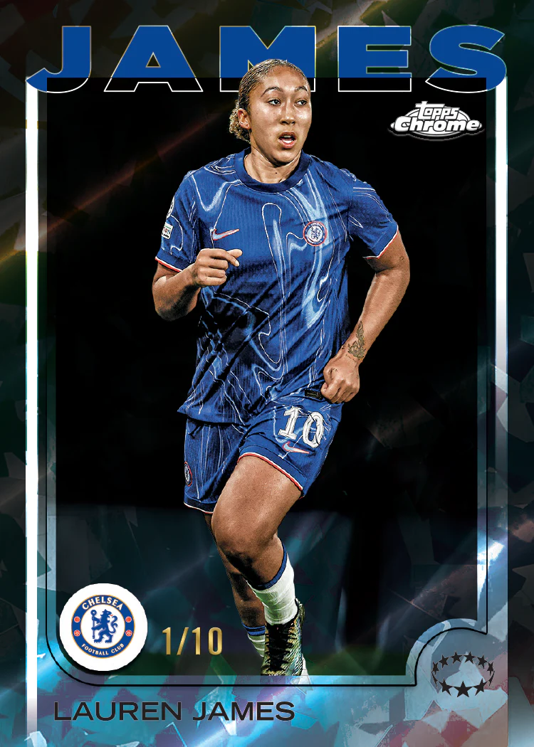 #WOSAPPH3 Full Case Break (10 Box) 2024-25 Topps Chrome Sapphire UEFA Women's Champions League - Hobby Box PYT/PYP