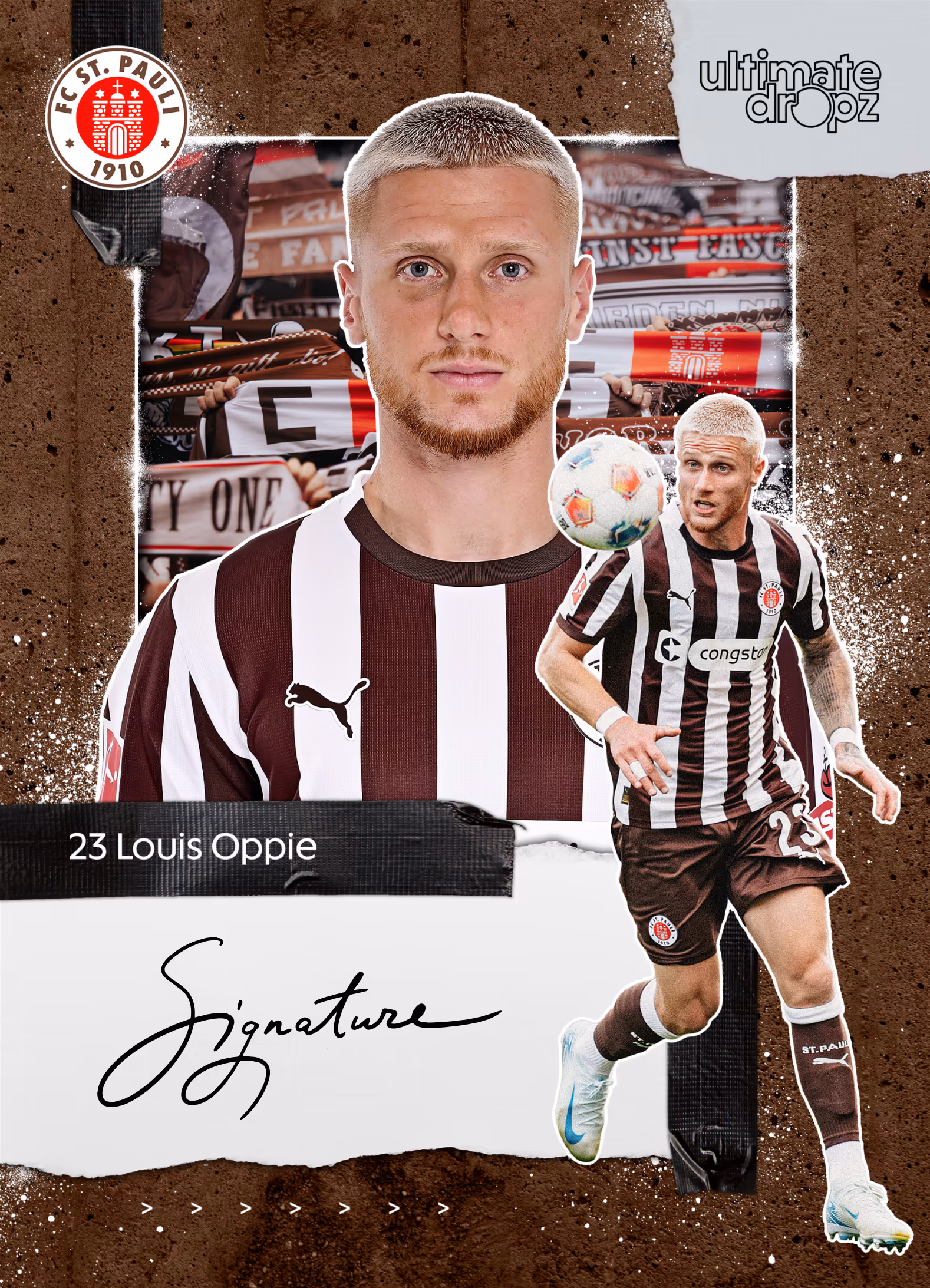 SEALED 2025-26 ULTIMATE DROPZ We love St. Pauli Soccer Cards Box