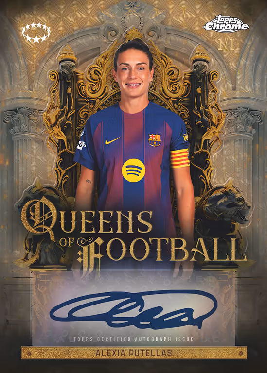 2025-26 TOPPS Chrome UEFA Women's Champions League Soccer Cards Hobby Box