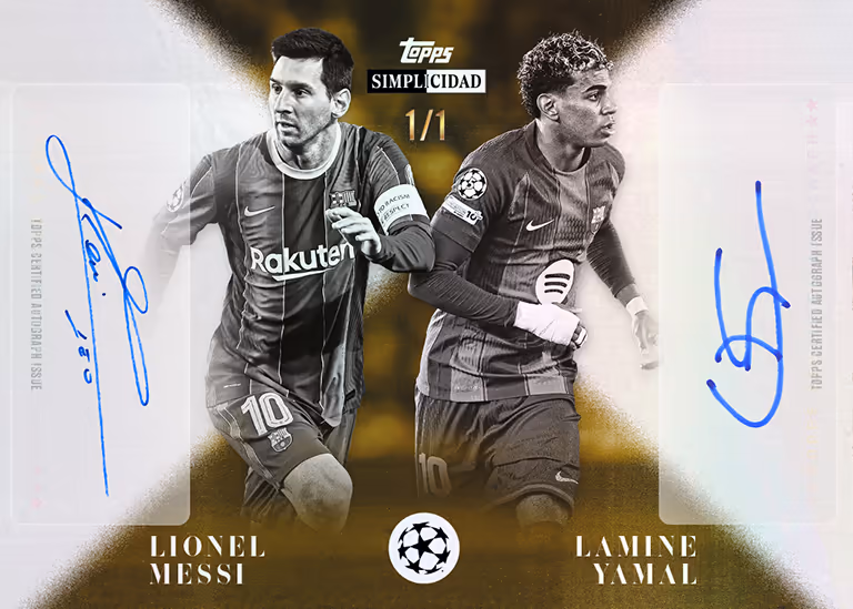 2025-26 TOPPS Simplicidad UEFA Club Competitions Soccer Cards Box