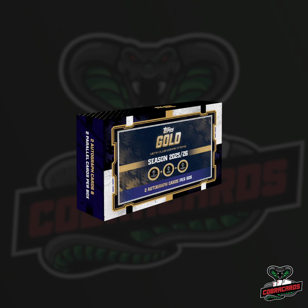2025-26 TOPPS Gold UCC Soccer Cards Box