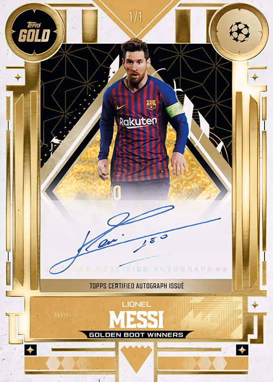 2025-26 TOPPS Gold UCC Soccer Cards Box