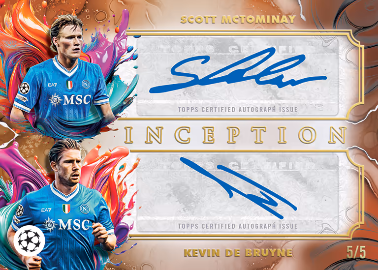 2025-26 TOPPS Inception UEFA Club Competitions Soccer Cards Hobby Box