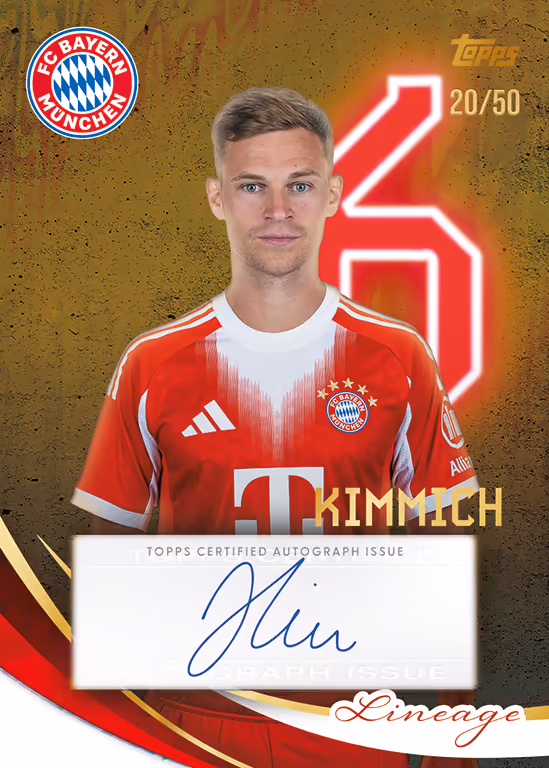 #BAYL13 Full Case Break (6 Box) 2025-26 TOPPS Lineage FC Bayern München Soccer Cards Box PYP