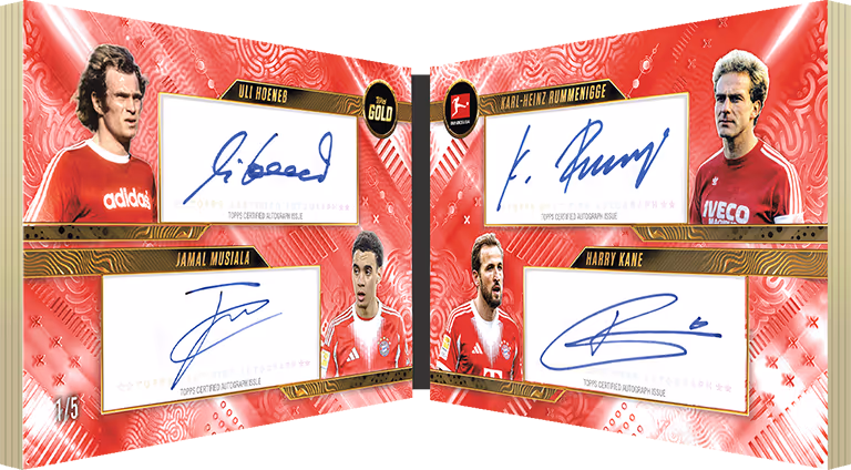 2025-26 TOPPS Gold Bundesliga Soccer Cards Box