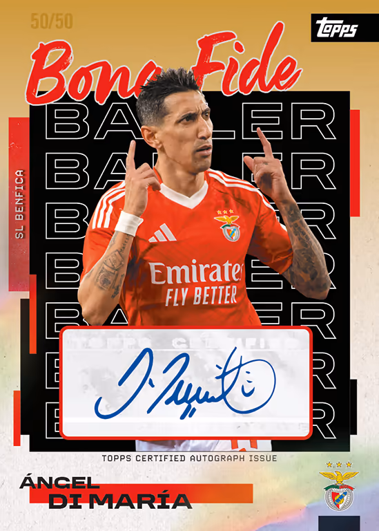 2025-26 TOPPS SL Benfica Team Set Soccer Cards Box