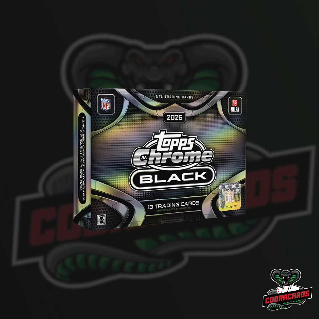 2025 Topps Chrome Black Football - Hobby Box