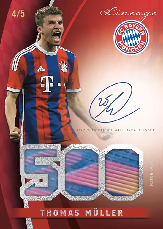 #BAYL13 Full Case Break (6 Box) 2025-26 TOPPS Lineage FC Bayern München Soccer Cards Box PYP