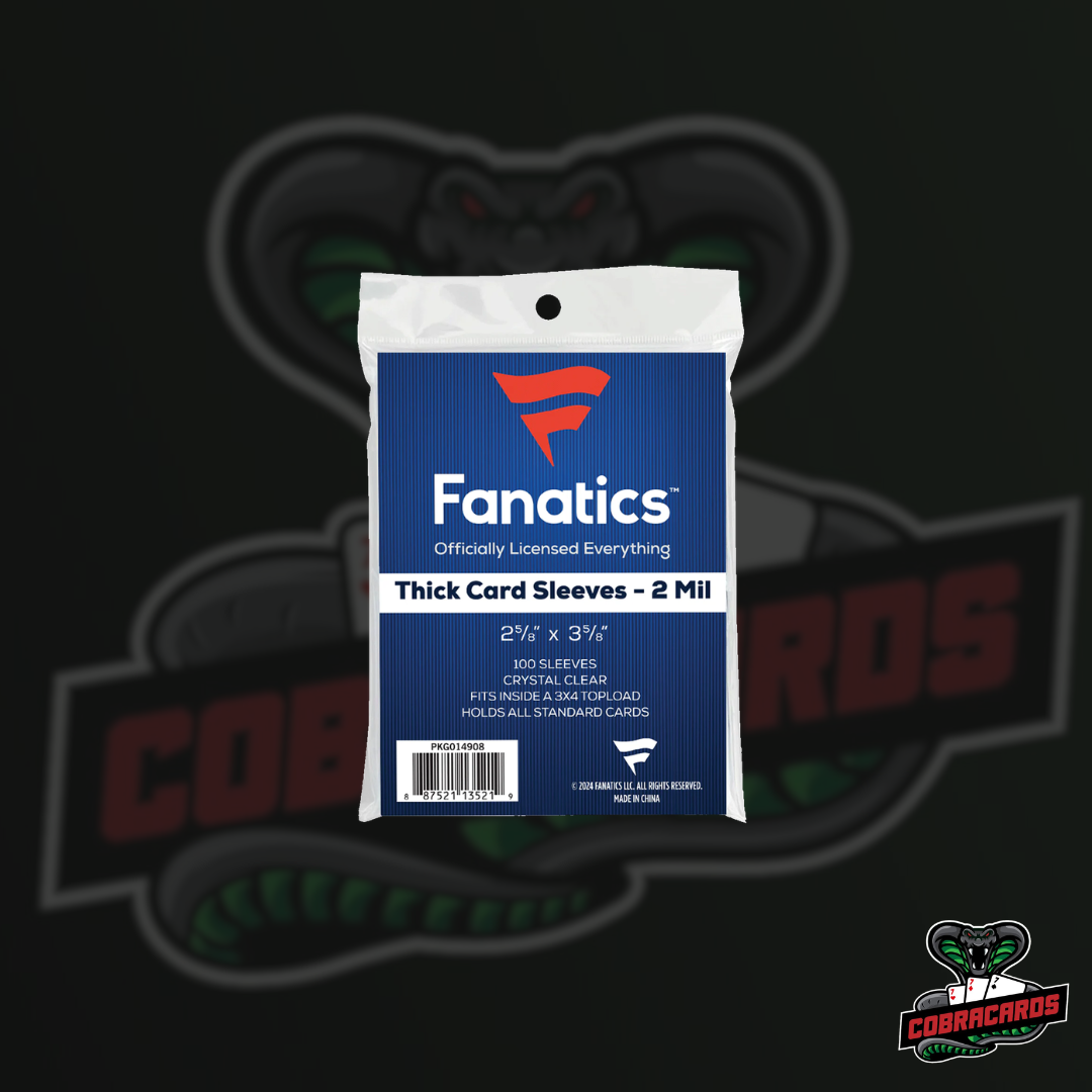 Fanatics Collectibles Thick Card Soft Sleeves 100 Stück