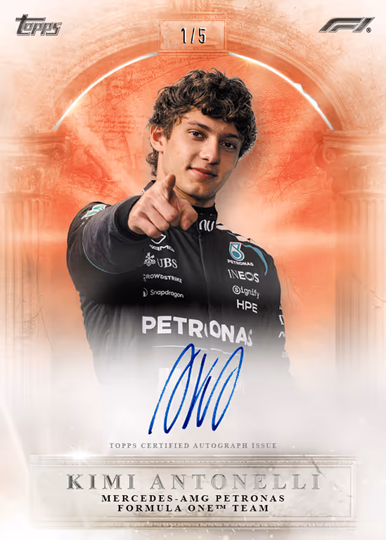 2026 TOPPS Eccellenza Formula 1 Racing Cards Box