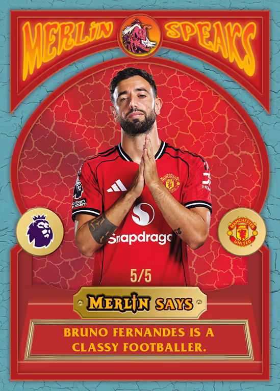 2025-26 TOPPS Merlin Premier League Soccer Cards Value Box