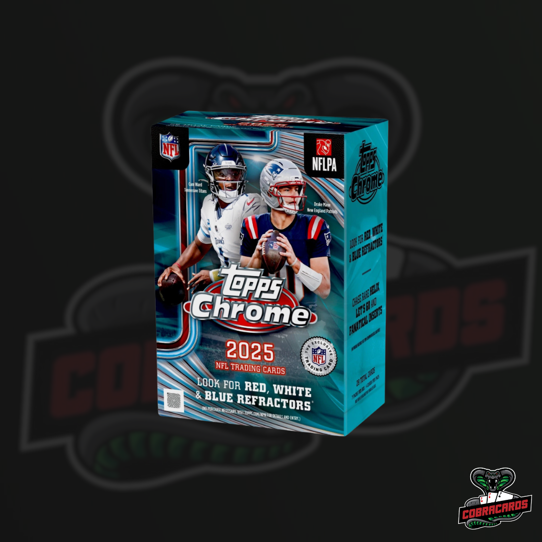 2025 Topps Chrome Football Blaster Box