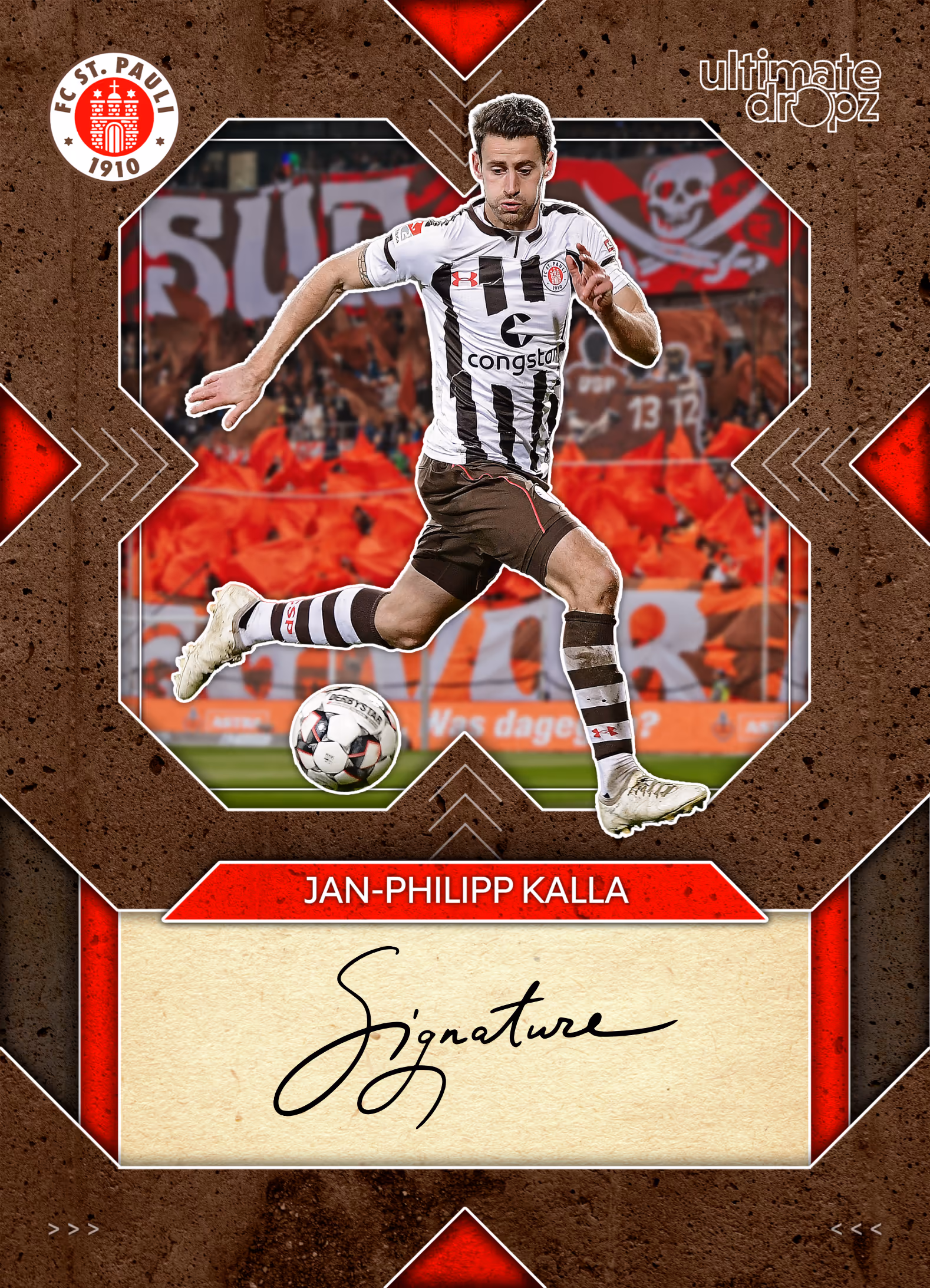 SEALED 2025-26 ULTIMATE DROPZ We love St. Pauli Soccer Cards Box