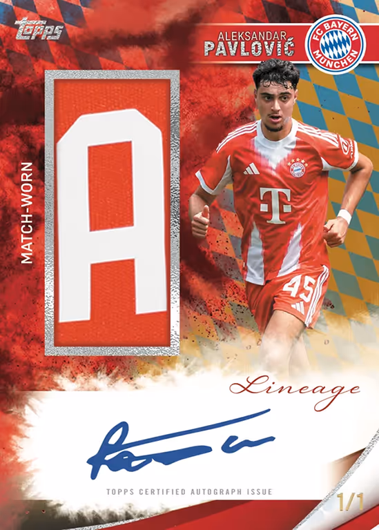 #BAYL13 Full Case Break (6 Box) 2025-26 TOPPS Lineage FC Bayern München Soccer Cards Box PYP