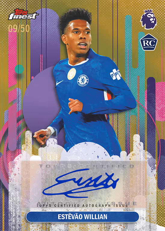 #PLF1 Full Case (8Box) 2025-26 TOPPS FINEST Premier League Soccer Cards Hobby Box PYT/PYP