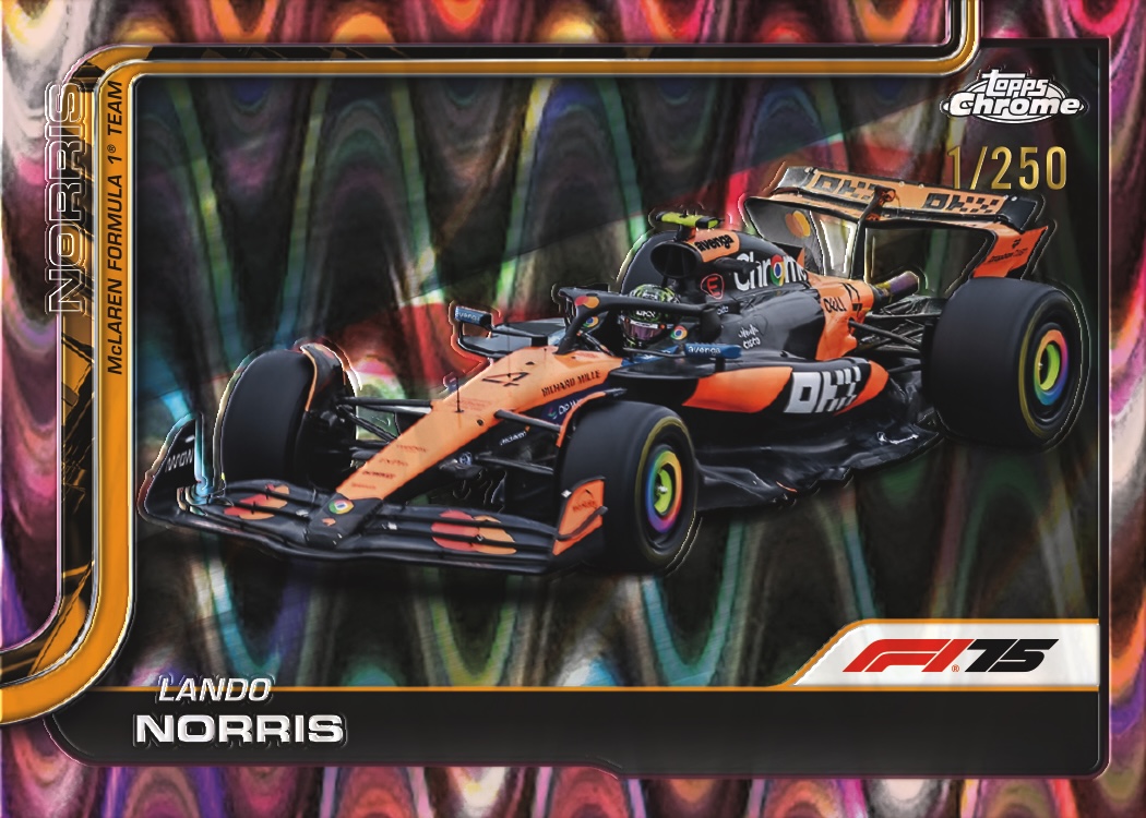 2025 TOPPS CHROME FORMULA 1 HOBBY BOX
