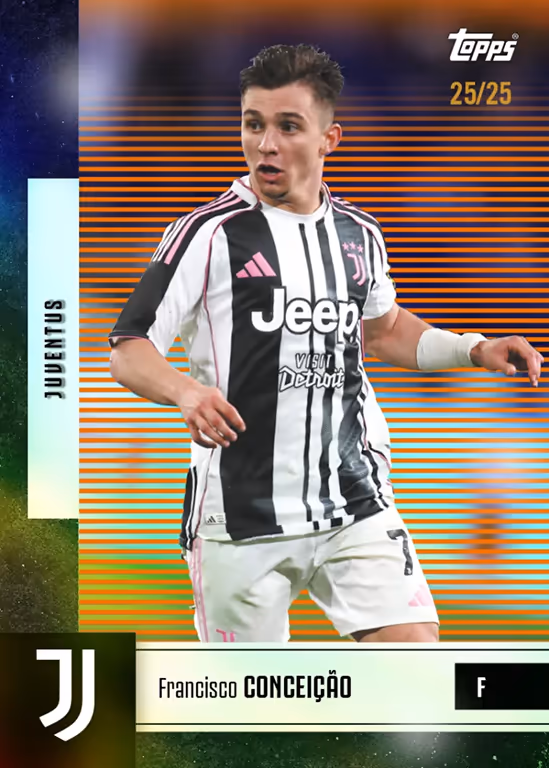 #JUVE3 Full Case (20 Box) 2025-26 TOPPS Juventus Team Set Soccer Cards Box PYP