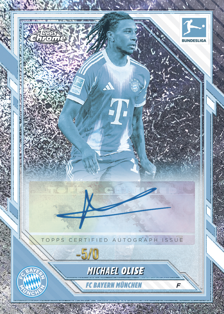 2025-26 TOPPS Chrome Bundesliga Soccer Cards Value Box