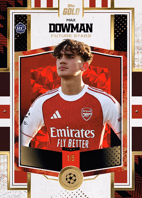 2025-26 TOPPS Gold UCC Soccer Cards Box