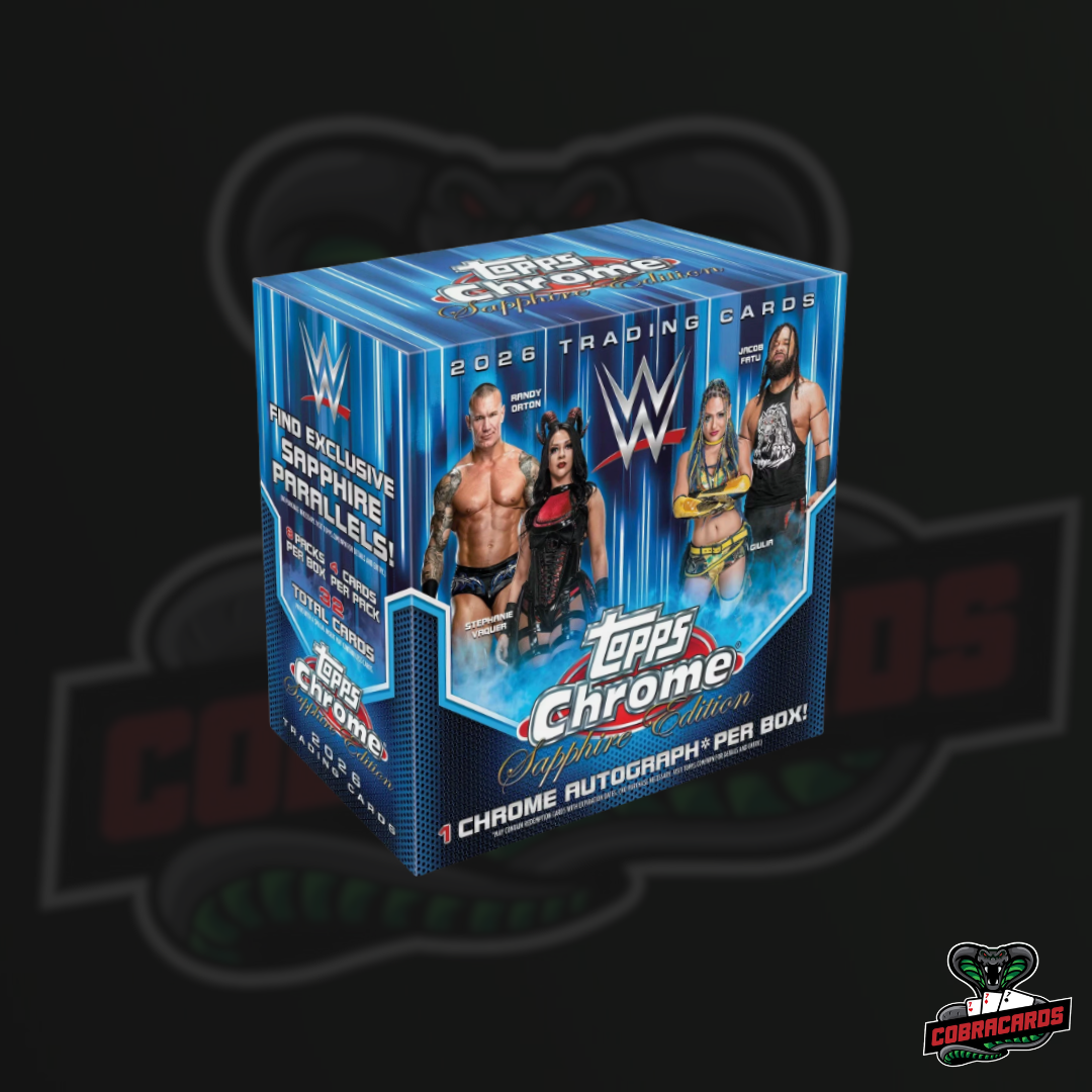 2026 Topps Chrome Sapphire Edition WWE Trading Cards Box
