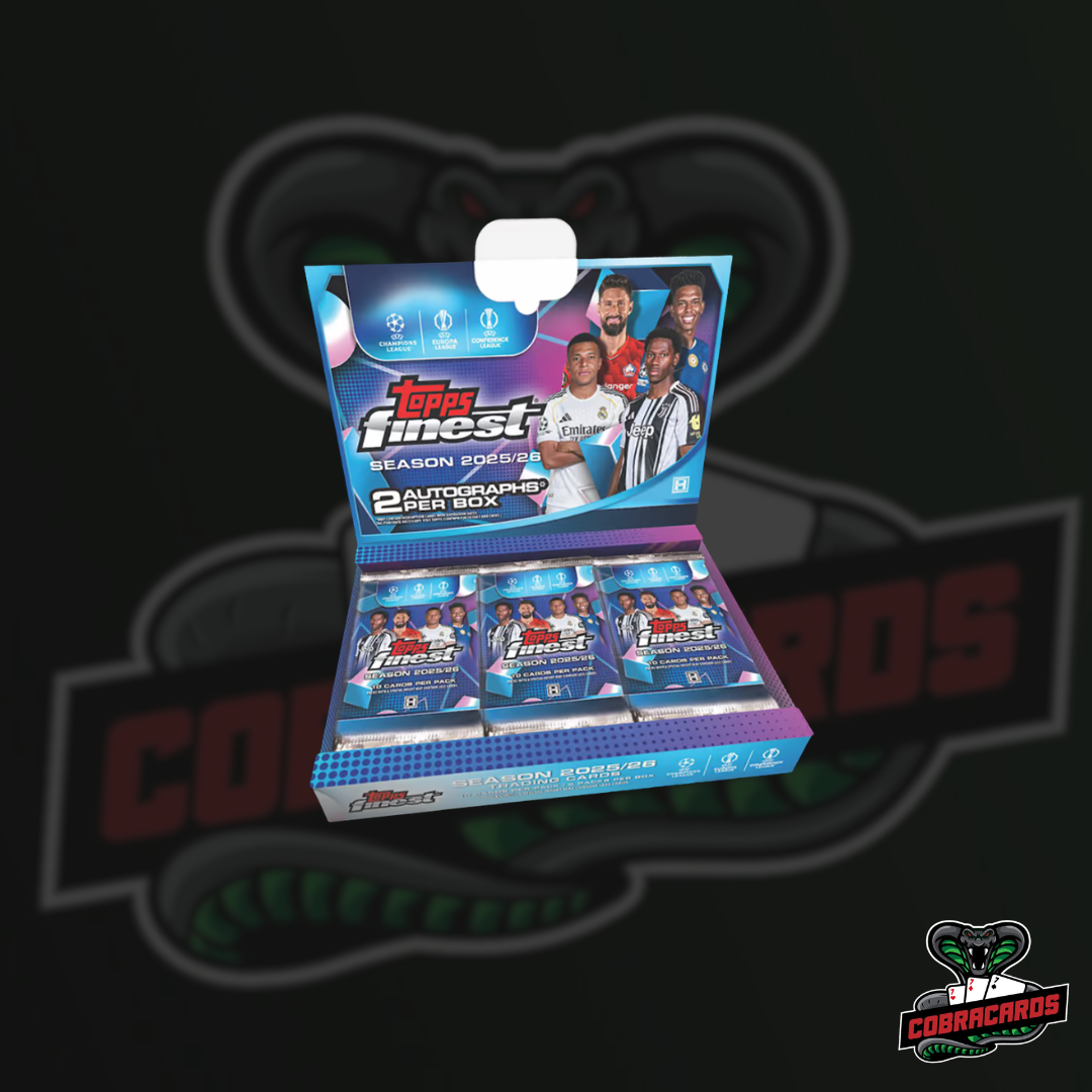 #FIN9 Full Case Break (8Box Break) 2025-26 TOPPS Finest UEFA Club Competitions Soccer Cards Hobby Box PYT/PYP