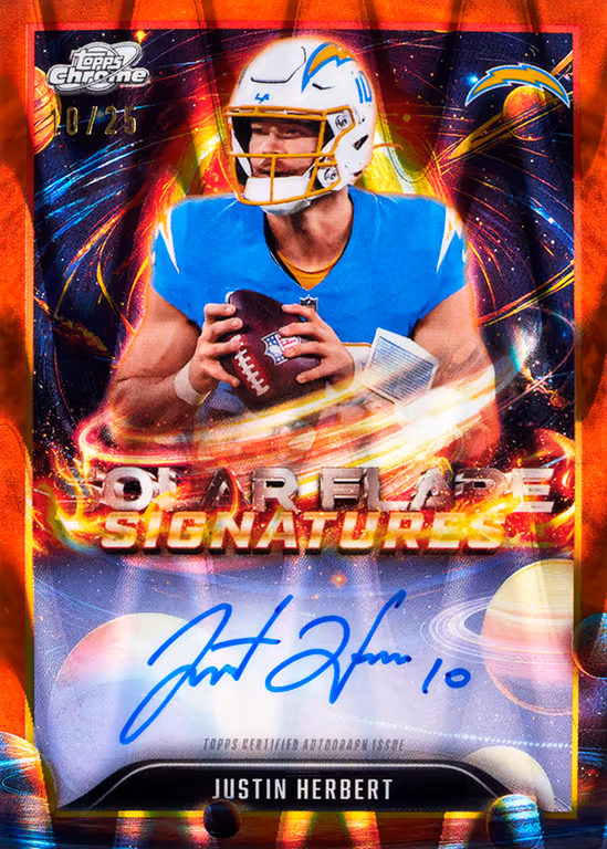 2025 TOPPS Cosmic Chrome NFL Football Cards Hobby Box