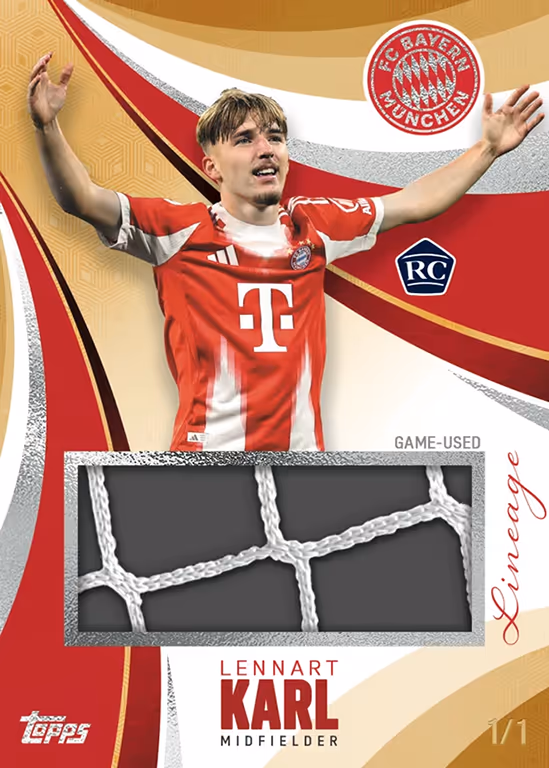#BAYL13 Full Case Break (6 Box) 2025-26 TOPPS Lineage FC Bayern München Soccer Cards Box PYP