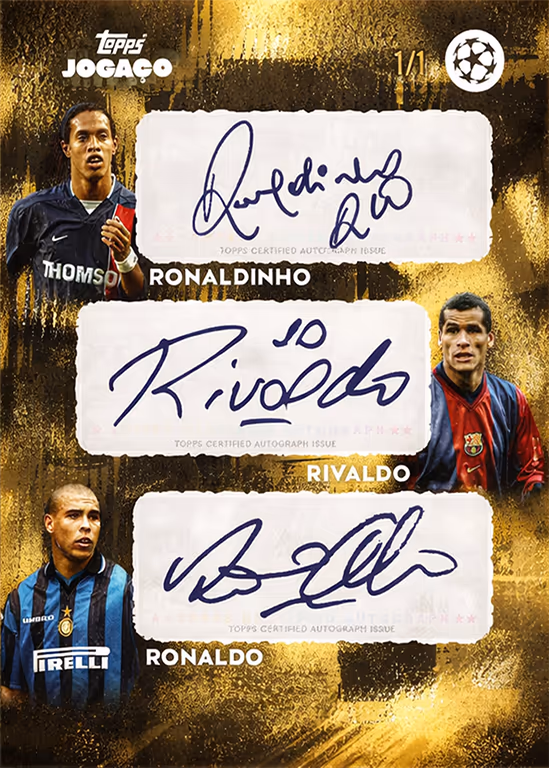 2025-26 TOPPS Jogaço UEFA Club Competitions Soccer Cards Box