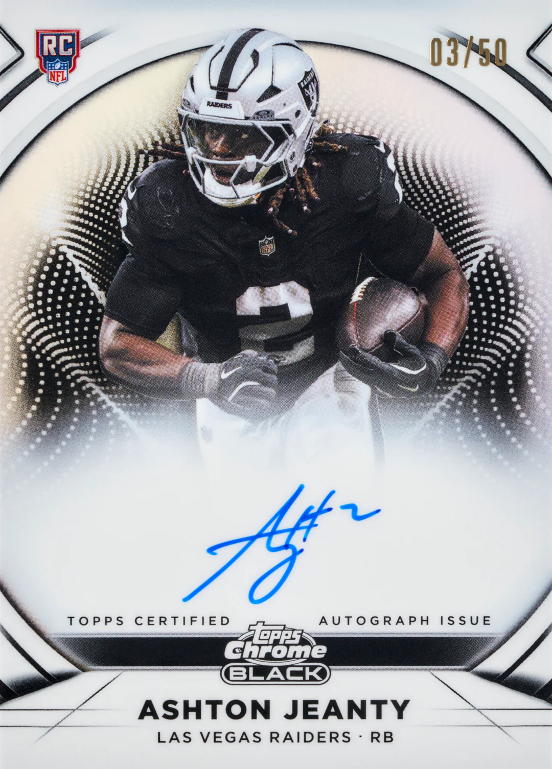 2025 Topps Chrome Black Football - Hobby Box