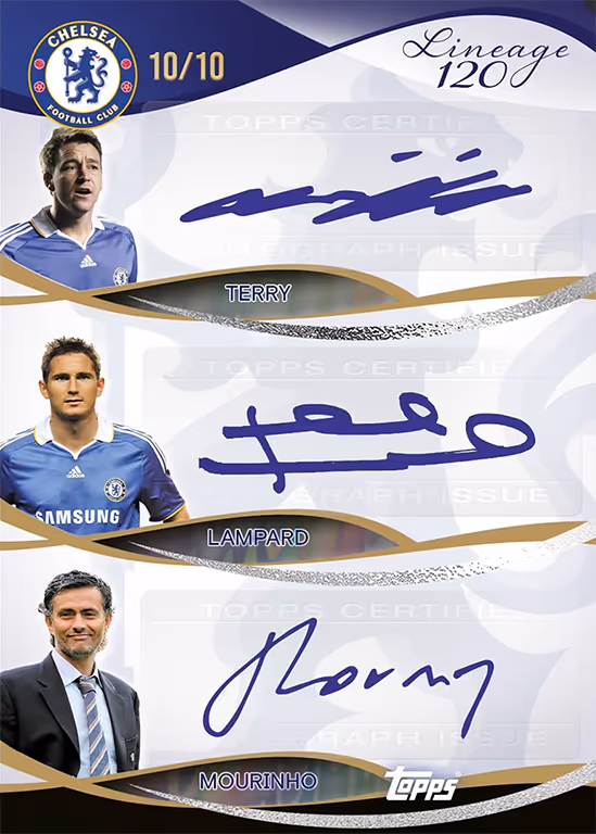 2024-25 TOPPS Lineage Chelsea FC 120 Years Anniversary Edition Soccer Cards Box