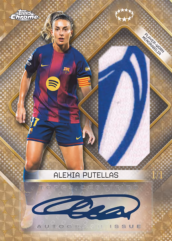 2025-26 TOPPS Chrome UEFA Women's Champions League Soccer Cards Hobby Box