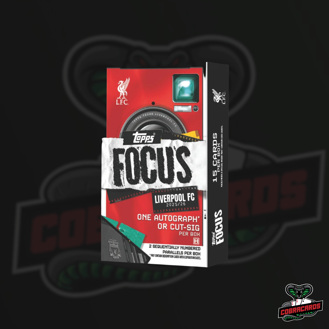 2025-26 TOPPS Focus Liverpool FC Soccer Cards Box